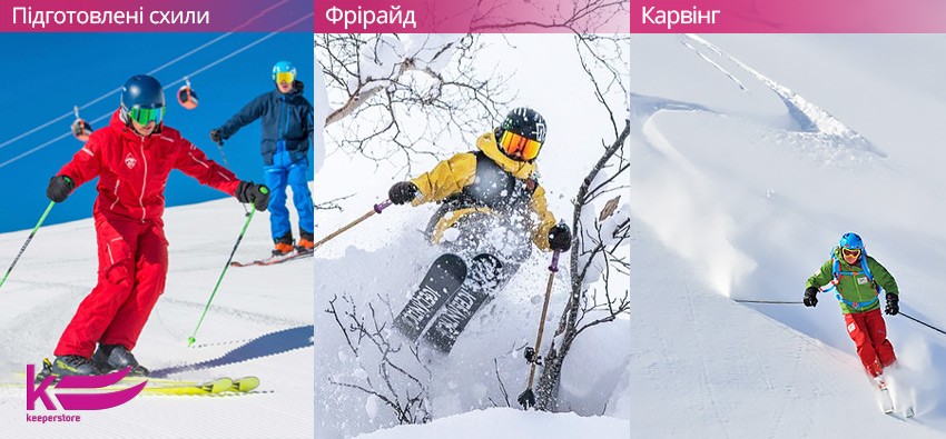 Особливості катання на лижах в різних стилях
